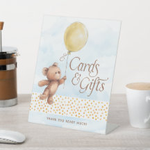 Karten und Geschenke Teddy Bear Baby Dusche