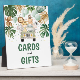 Karten und Geschenke Tropical Safari Tiere Kinderd Fotoplatte