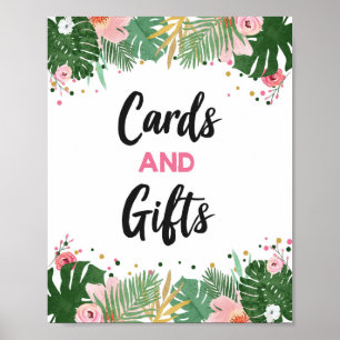 Karten und Geschenke Tropische Safari Poster