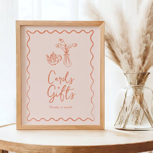 Karten und Geschenke Unterschreiben mit Whimsical Poster