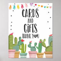 Karten und Geschenke Vielen Dank Cactus Fiesta Tab