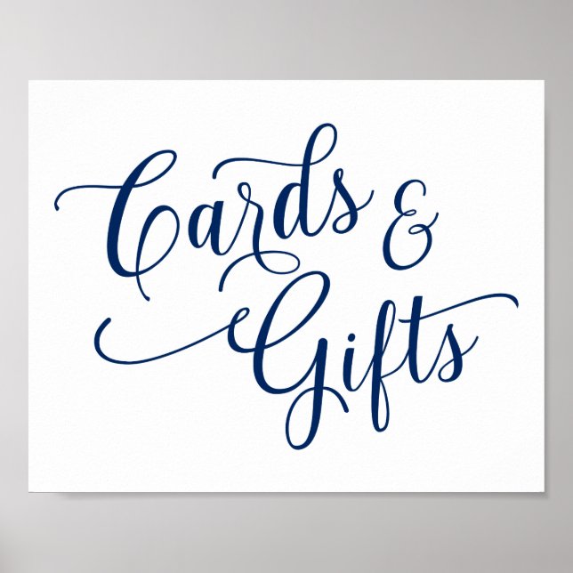 Karten und Geschenke Wedding Sign - Typografie - N Poster (Vorne)