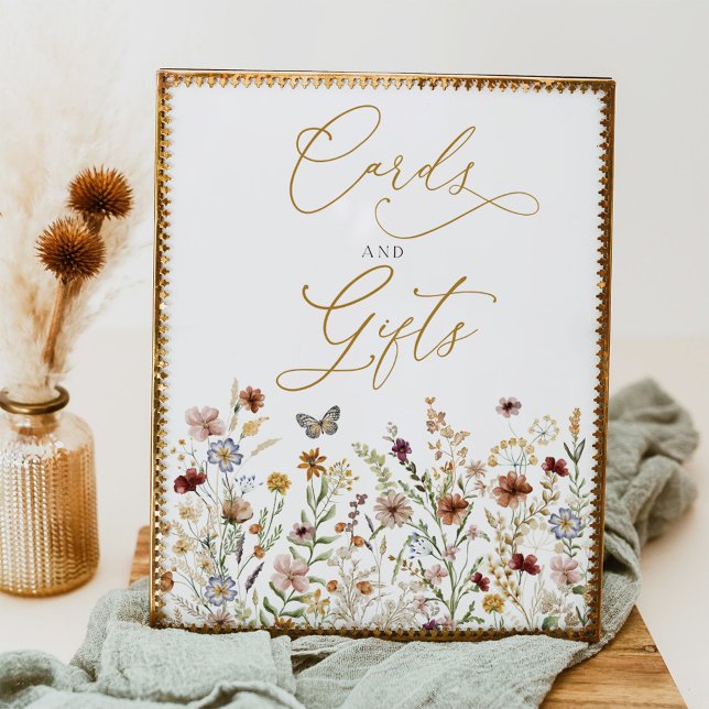 Karten und Geschenke Wildblume Garten Blume Unterz Poster (Von Creator hochgeladen)