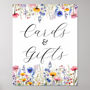 Karten und Geschenke   Wildflower Floral Poster