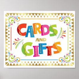 KARTEN UND GIFTS Fiesta Party signieren Print Poster