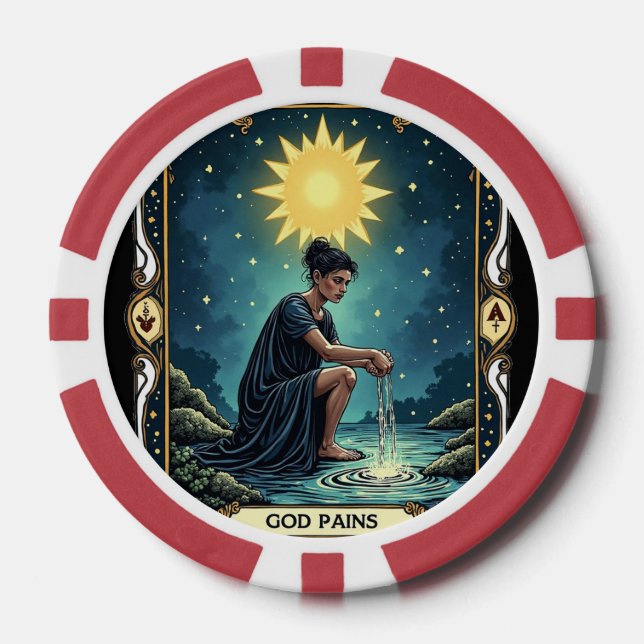 Karten von James Michael Miller  Pokerchips (Vorderseite)