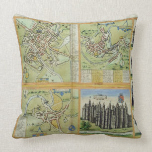 Karten von York, von Shrewsbury, von Lancaster und Kissen