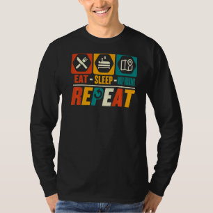 Kartenbildmodus für Kartografiekartografen T-Shirt