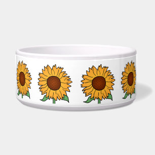 Kartenblumen, Sommer Blumen Sonnenblume Napf