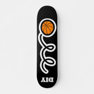 Kartendeck für Basketball-Designs in Monogramm Skateboard