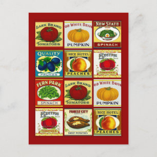 Kartendesign für Rezepte zur Weitergabe von Rezept Postkarte