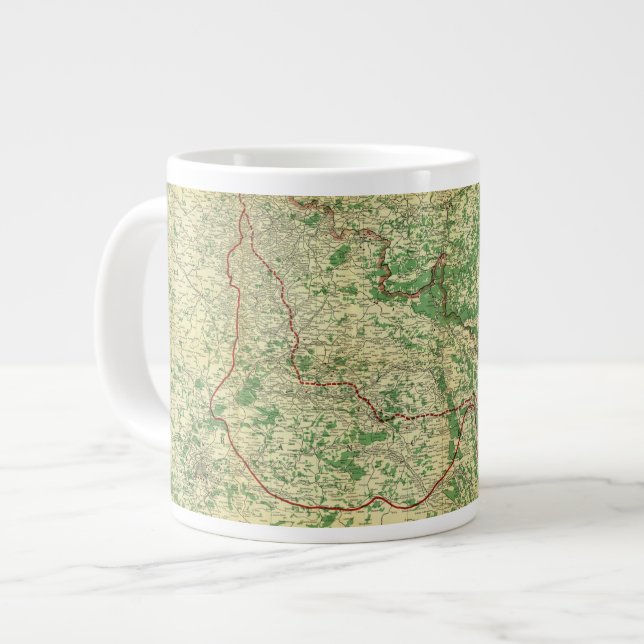 Kartenfront Western Jumbo-Tasse (Vorderseite Links)