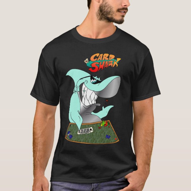 Kartenhaie-Shirt (DARK) T-Shirt (Vorderseite)