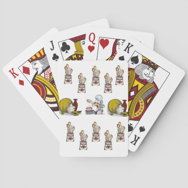 Kartenhalle für die Küche Spielkarten (Rückseite)