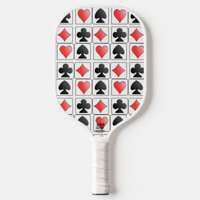Kartenhalle Pickleball Schläger (Vorderseite)