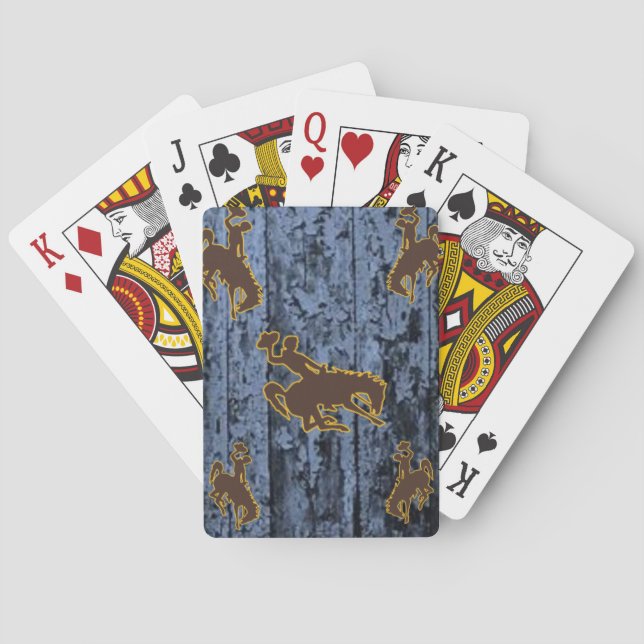 Kartenhalterung für Pferde Spielkarten (Rückseite)