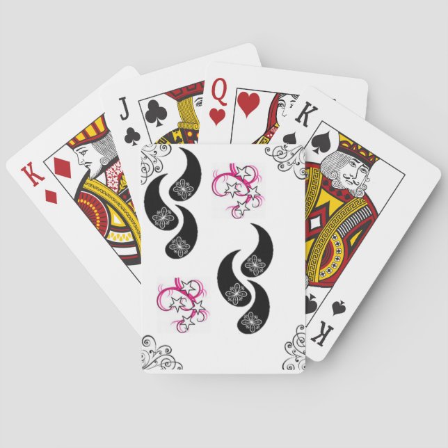 Kartenhalterung Spielkarten (Rückseite)