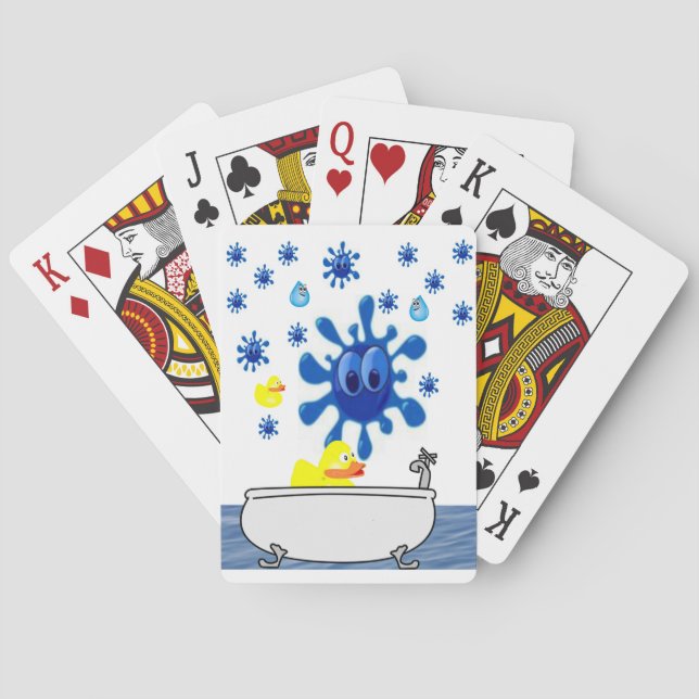 Kartenhalterung Spielkarten (Rückseite)