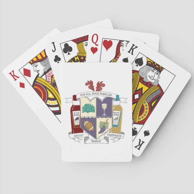 Kartenhalterung Spielkarten (Rückseite)