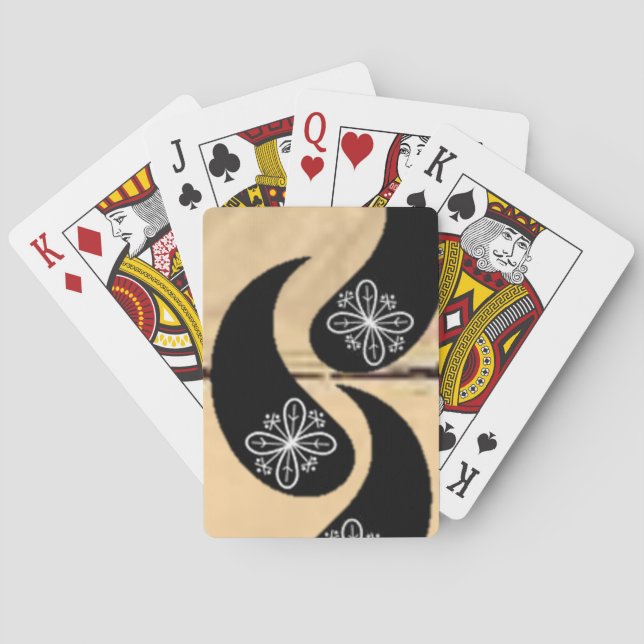 Kartenhalterung Spielkarten (Rückseite)