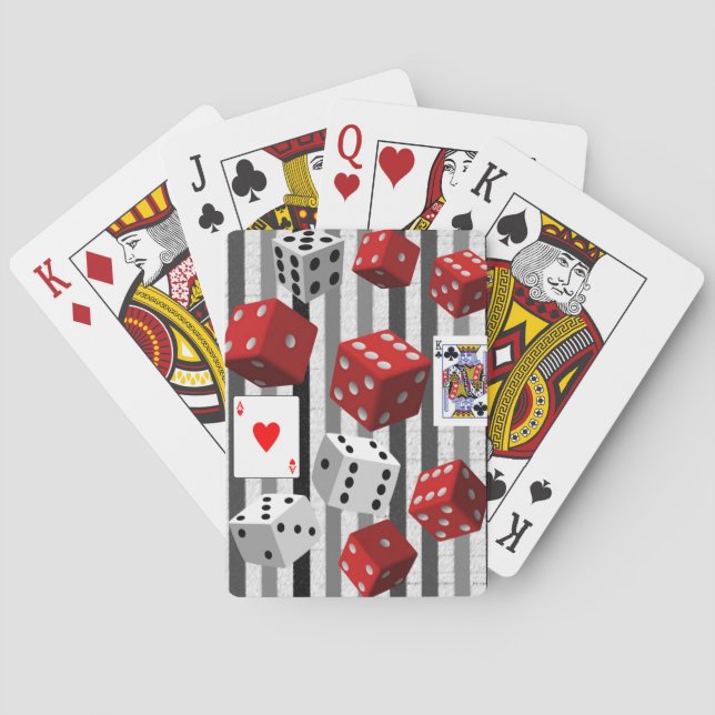 Kartenhalterung Spielkarten (Rückseite)