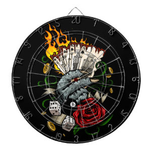 Kartenhand Dartscheibe