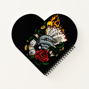 Kartenhand Notizbuch