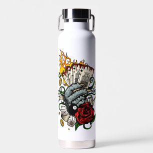 Kartenhand Trinkflasche