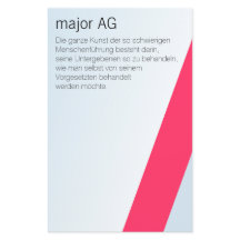 Kartenhaus | Nicht übertragbare Geschäftsbedingung