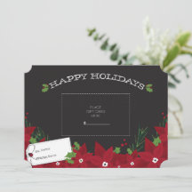 Karteninhaber | Christmas Poinsettia