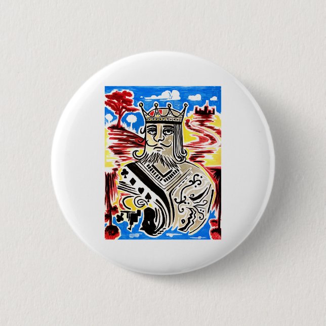 Kartenkönig Button (Vorderseite)
