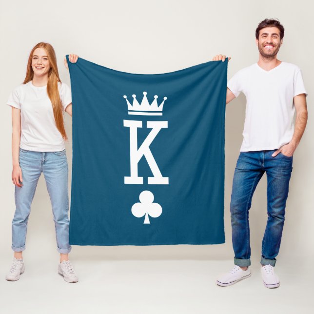 Kartenkönig Fleecedecke (Beispiel)