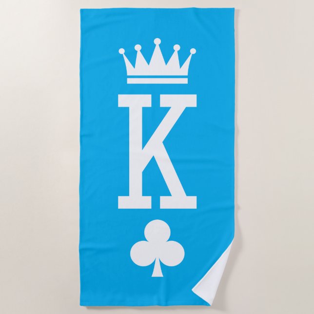 Kartenkönig Strandtuch (Vorderseite)