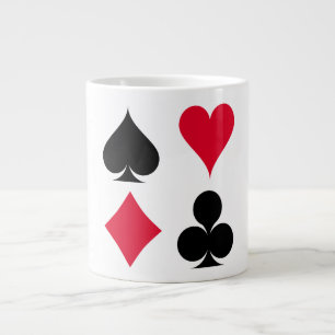 Kartenmuster anzeigen Jumbo-Tasse