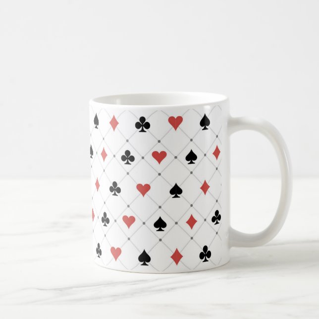 Kartenmuster Kaffeetasse (Rechts)