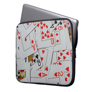 Kartenmuster, Laptopschutzhülle