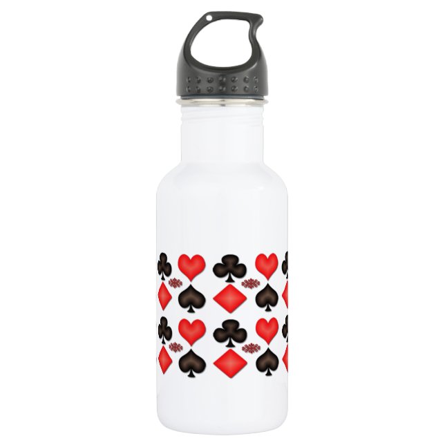 Kartenmuster Trinkflasche (Vorderseite)