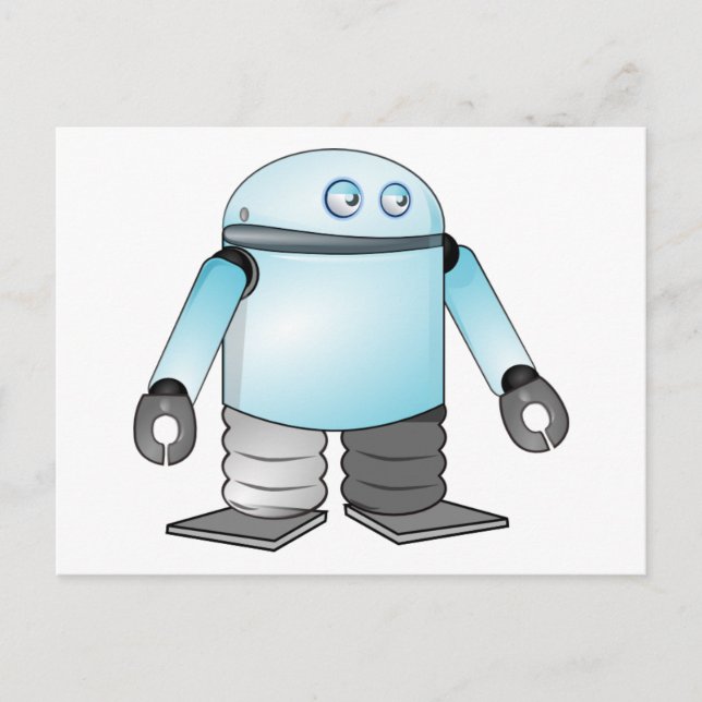 Kartenroboter Postkarte (Vorderseite)