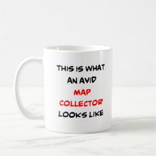 Kartensammler, begeistert kaffeetasse