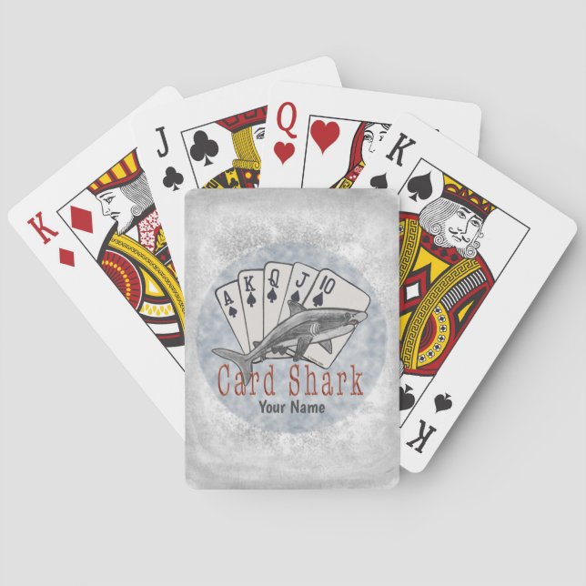 KartenShark-Poker, der Karten spielt Spielkarten (Rückseite)