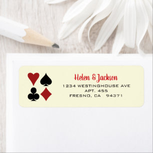 Kartenspiel-Anzug Black Cream Las Vegas Hochzeit