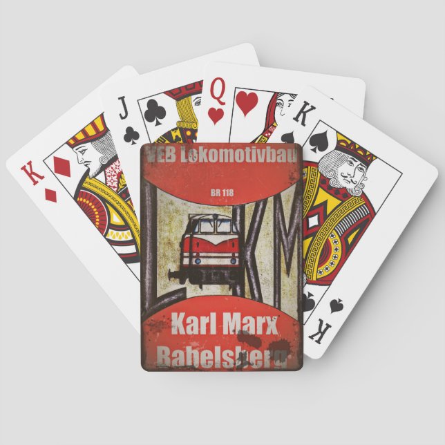 Kartenspiel DDR Design Spielkarten (Rückseite)