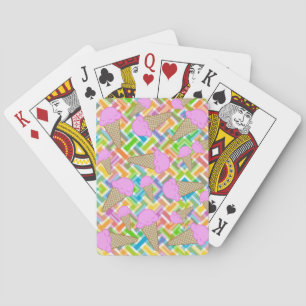Kartenspiel Erdbeere Eis Cremekons Spielkarten