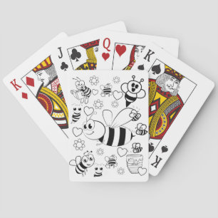 Kartenspiel Färbung Hummel Spielkarten