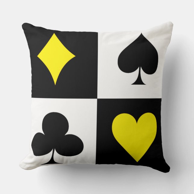 Kartenspiel Kissen (Vorderseite)