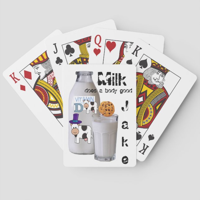 Kartenspiel Kuh Milch Vitamin D Spielkarten (Rückseite)