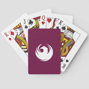 Kartenspiel mit Flagge von Phoenix, USA Spielkarten