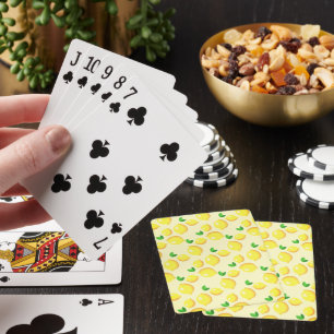 Kartenspiel mit Zitronen Spielkarten