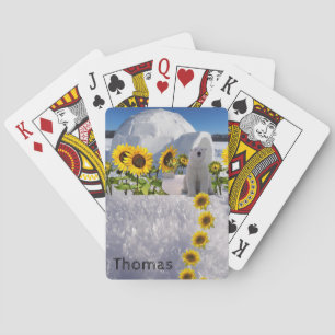 Kartenspiel Polar Bears Sonnenblume Spielkarten