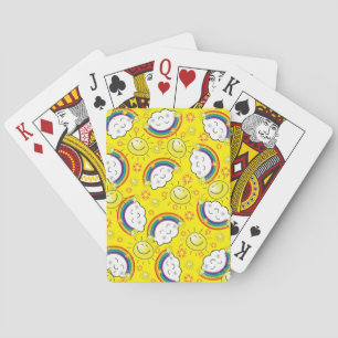 Kartenspiel Rainbow Sun Wolken Gelb Spielkarten